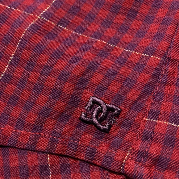 DC red and purple plaid shirt - Picture 5 of 5
